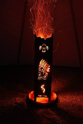 feuers&auml;ule indianer